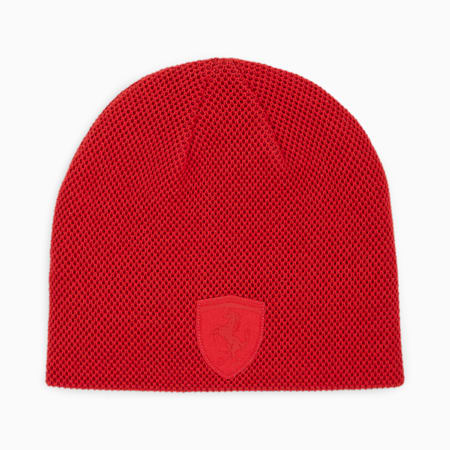 Scuderia Ferrari Style Beanie, Rosso Corsa, small