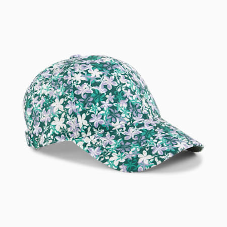 Lillie Ponytail Golf Cap, Dark Myrtle-Jade Frost, small-IDN