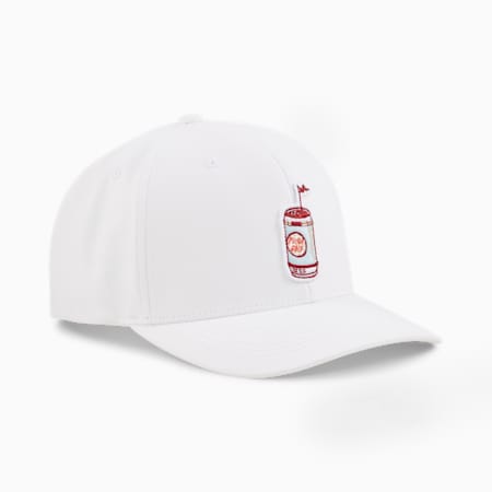 Topi Golf Sip It Tech, White Glow-Silver Sky, small-IDN