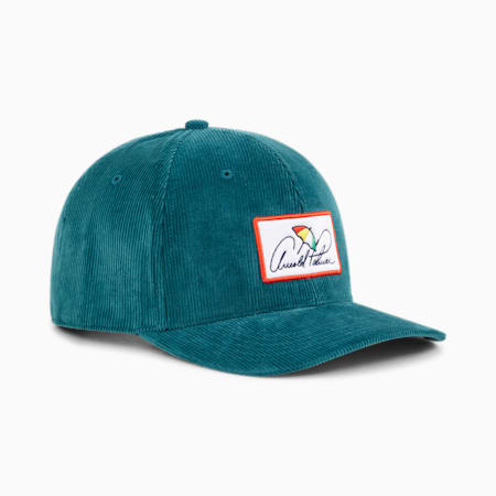 PUMA x Arnold Palmer Corduroy Cap, Cold Green, small-AUS