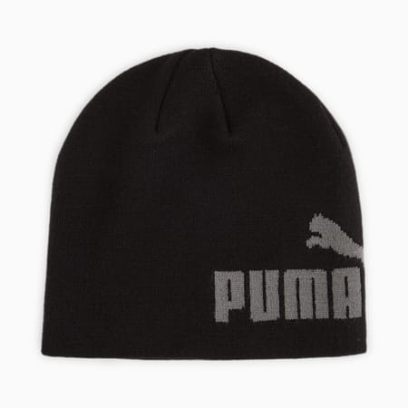 Essentials Logo Cuffless Youth Beanie, Puma Black, small-AUS