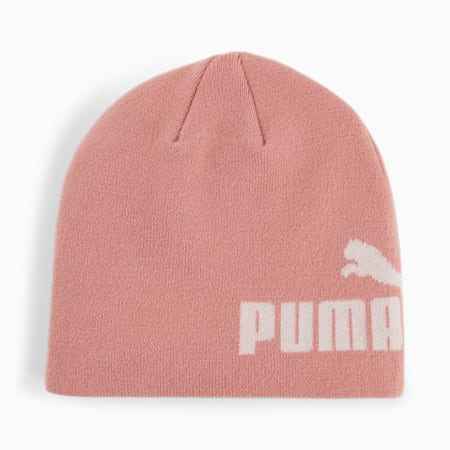 Essentials Logo Cuffless Beanie Youth, Deeva Peach, small