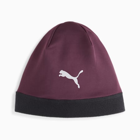 RUN PUMA Beanie, Midnight Plum, small-AUS