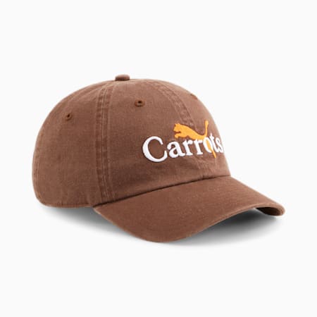 หมวก Dad Cap PUMA x CARROTS, Espresso Brown, small-THA