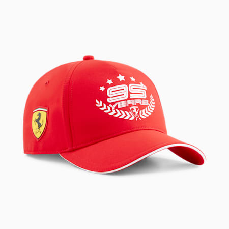 Czapka w wyścigowym stylu Scuderia Ferrari Fanwear SF z logo, Rosso Corsa, small