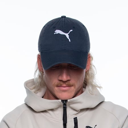 PUMA x Nedd Brockmann Dad Cap, PUMA Navy, small-AUS