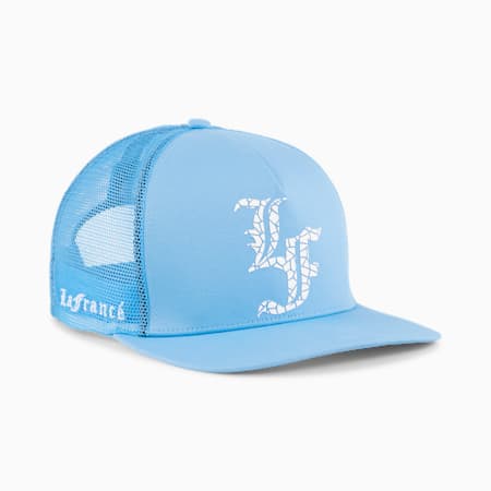 PUMA HOOPS x LAFRANCÉ Trucker Cap, Team Light Blue, small-AUS