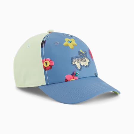 PUMA x TROLLS Youth Baseball Cap, Blue Horizon, small-NZL