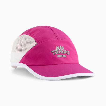 푸마 x 마스 티엠포 5-패널 캡<br>PUMA x MÁS TIEMPO 5-Panel Cap, Magenta Gleam, small-KOR