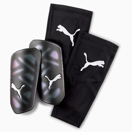 สนับแข้ง ULTRA Twist Football Sleeve, Puma Black-Puma White, small-THA