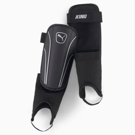 King Ankle Football Shin Guards, PUMA Black-Puma Silver, small