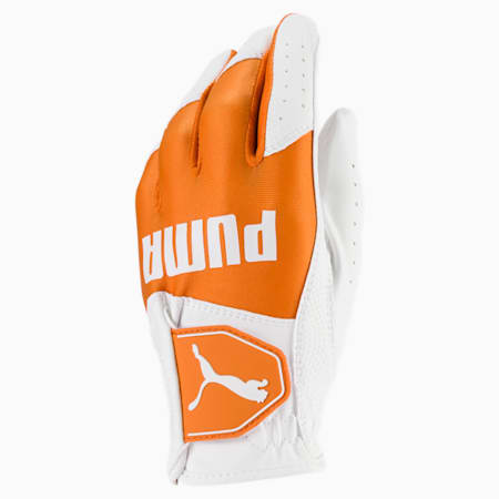 Golf Kids' Top Flex Left Hand Glove, Bright White-Vibrant Orange, small-GBR