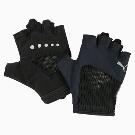 Gym Women's Gloves, Puma Black, small-PHL