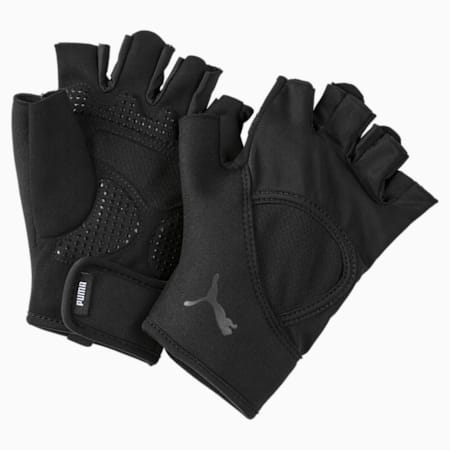 ถุงมือออกกำลังกายแบบแยกนิ้ว Essential Training Fingered Gloves, Puma Black, small-THA
