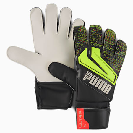 ULTRA Grip 4 RC Goalkeeper Gloves, Puma Black-Yellow Alert, small-IDN