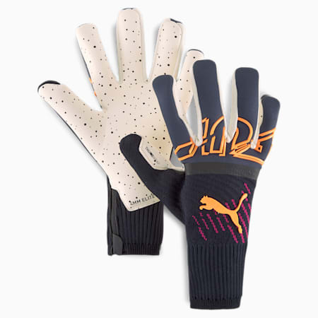 FUTURE Grip 1 Hybrid Goalkeeper Gloves, Parisian Night-Neon Citrus-Deep Orchid, small