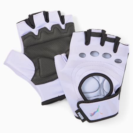 Athletic Unisex Shift Gloves, Spring Lavender-AOP, small-IND