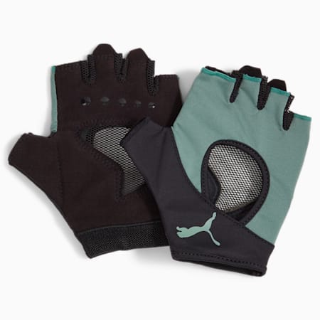 Gym Women's Training Gloves, Eucalyptus, small-SEA