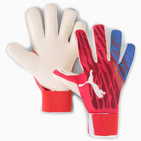 ULTRA Grip 1 Hybrid Pro Goalkeeper Gloves, Sunblaze-Puma White-Bluemazing, small-GBR