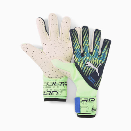 ULTRA Ultimate 1 Negative Cut Unisex Football Goalkeeper's Gloves, Fizzy Light-Parisian Night, small-AUS