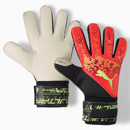 ULTRA Grip 2 RC Goalkeeper Gloves, Fiery Coral-Fizzy Light, small