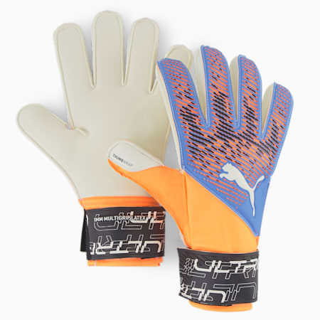 ULTRA Grip 3 RC Goalkeeper Gloves, Ultra Orange-Blue Glimmer, small-SEA