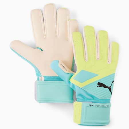 FUTURE Match NC Goalkeeper gloves, Electric Peppermint-Fast Yellow, small-DFA