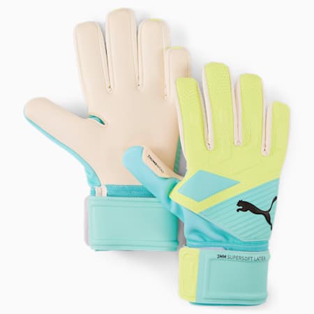 Gants de gardien de football FUTURE Match, Electric Peppermint-Fast Yellow, small-DFA