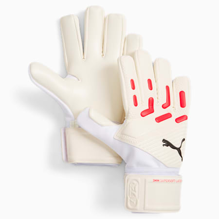 FUTURE Match Negative Cut Unisex Football Goalkeeper Gloves, PUMA White-Fire Orchid, small-AUS