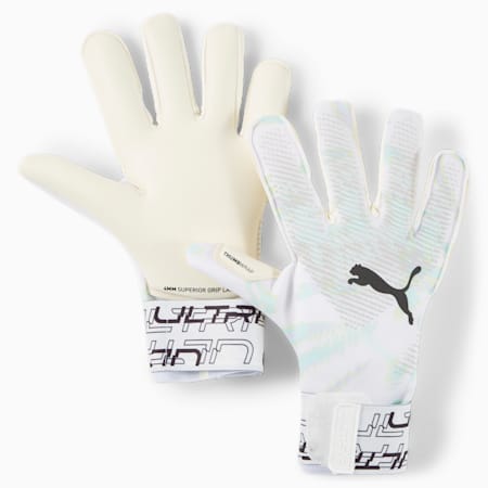 ULTRA Grip 1 Brilliance Hybrid Football Goalkeeper Gloves, PUMA White-Spring Lavender, small