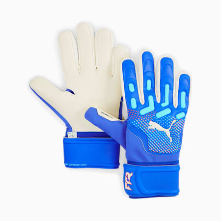 FUTURE Match Goalkeeper Gloves, Bluemazing-Sunset Glow-Electric Peppermint, small