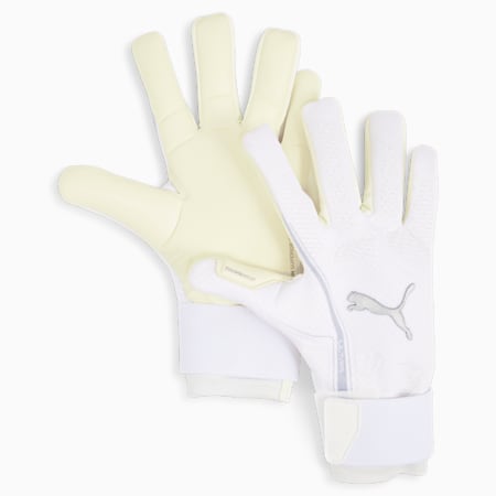 ULTRA ULTIMATE Hybrid Goalkeeper Gloves, PUMA White-Puma Silver, small