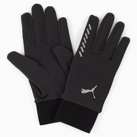 RUN PUMA Winter Gloves, PUMA Black, small-AUS