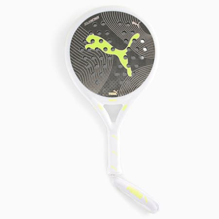 Raquette de Padel SolarATTACK CTR, Puma White-Yellow Alert, small