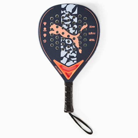 Raquette de padel SolarCOURT, New Navy-Ultra Orange-Team Light Blue, small