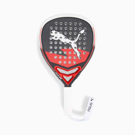 NOVA Padel Elite PWR Racket, PUMA Black-Active Red-PUMA White, small