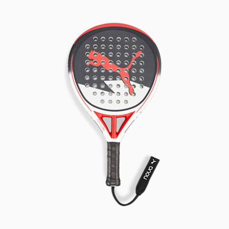 NOVA Padel Pro CRT Racket, PUMA Black-PUMA White-Active Red, small