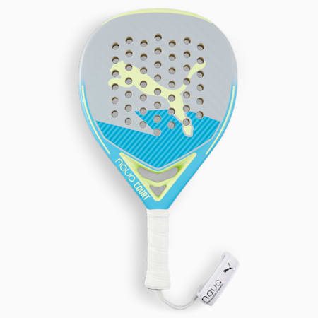 NOVA Padel Court Racket, Glacial Gray-Luminous Blue-Fizzy Apple, small