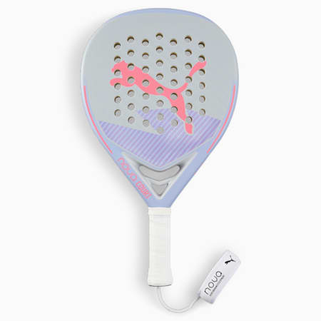 NOVA Padel Racket, Silver Mist-Vivid Violet-Poison Pink, small