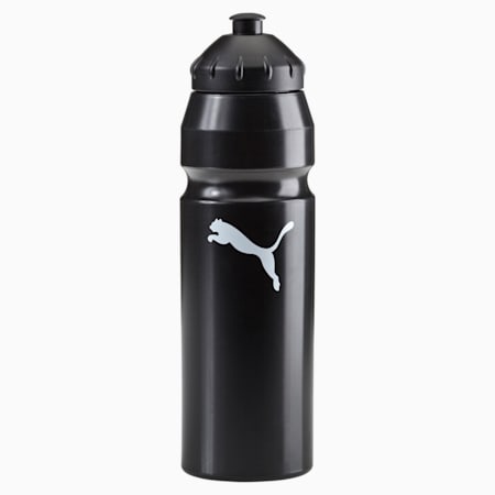 PUMA Water Bottle, black-white, small-THA