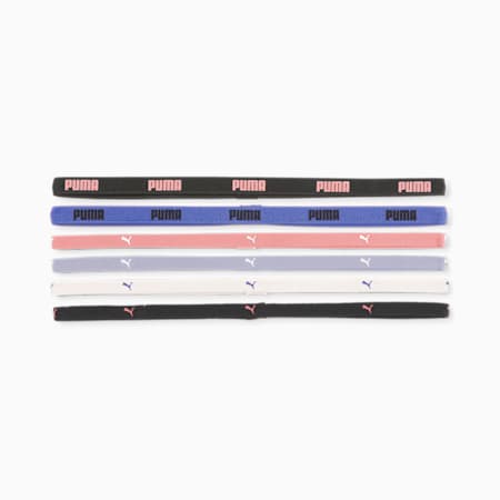 Training sportbanden voor dames 6-pack, Rose Dust-ELECTRIC PURPLE, small