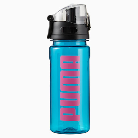 PUMA Training Water Bottle, Digi-blue-Luminous Pink, small-SEA