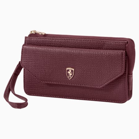 Ferrari Lifestyle Women's Wallet, Vineyard Wine, small-PHL