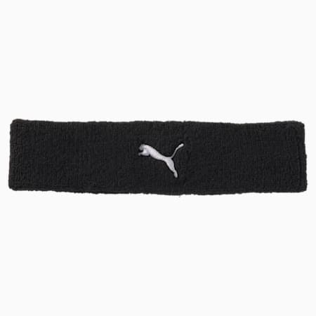 Essentials Training Headband, Puma Black, small-PHL