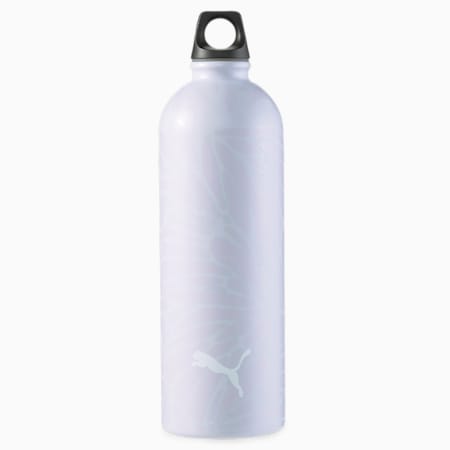 PUMA Training Stainless Steel Water Bottle, Spring Lavender-AOP, small-AUS