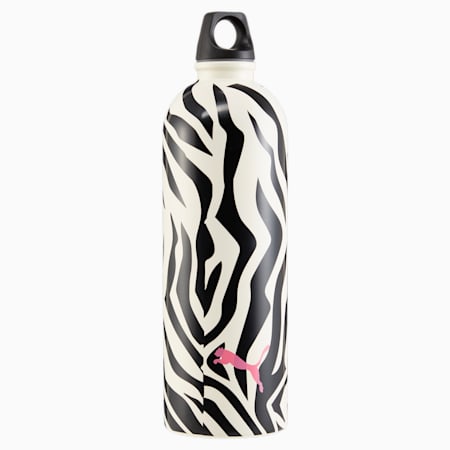 PUMA Training Stainless Steel Water Bottle, Sugared Almond-PUMA Black, small