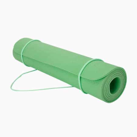 PUMA Anti-Slip Reversible Women's Yoga Mat, Elektro Green, small-IND