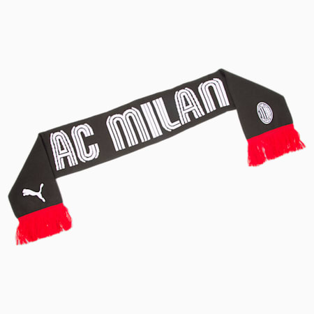 Bufanda de aficionado A.C. Milan, Puma Black-Tango Red, small