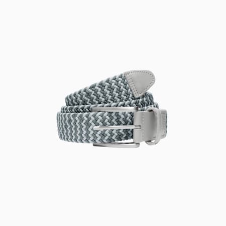 Braided Weave Men's Golf Belt, Ash Gray-Slate Sky, small-AUS