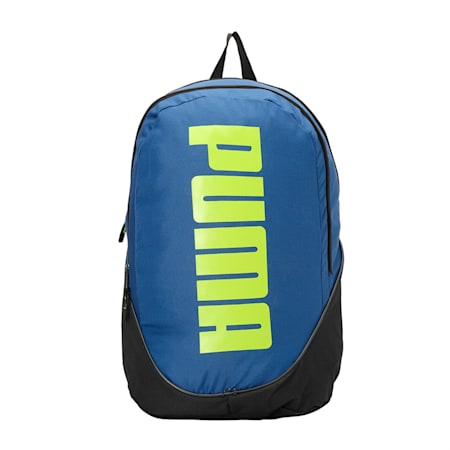 PUMA Pioneer II Unisex Backpack, limoges-lime green, small-IND
